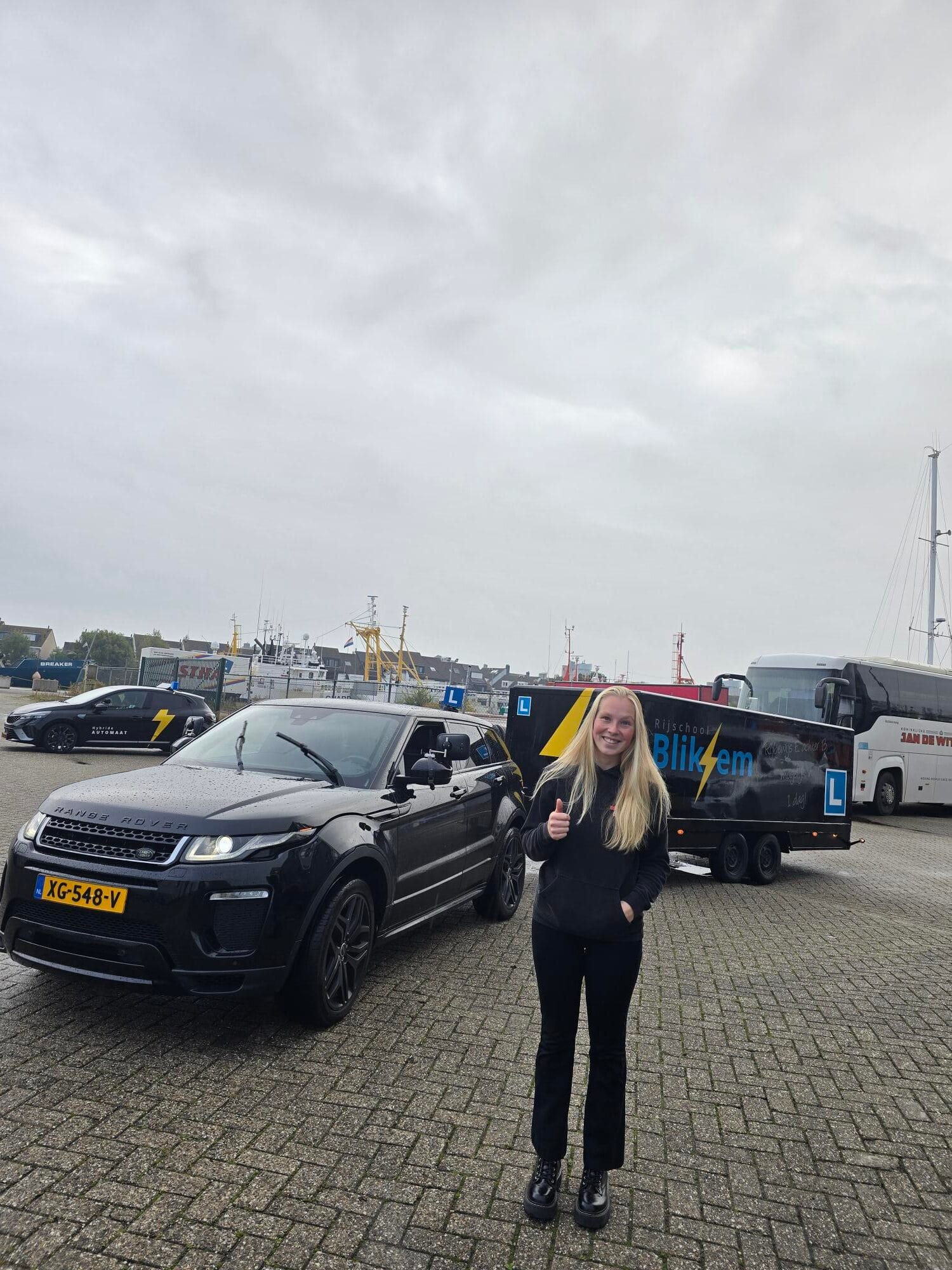 Marit geslaagd voor haar E achter B