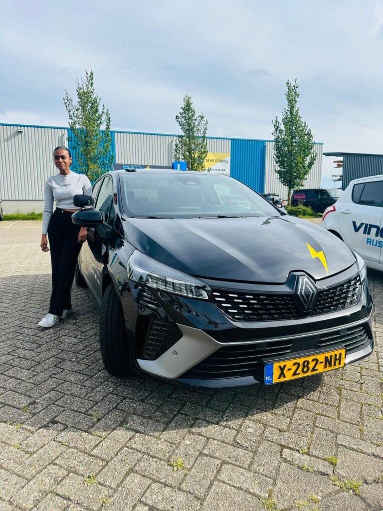 Geslaagde leerling voor het automaatrijbewijs